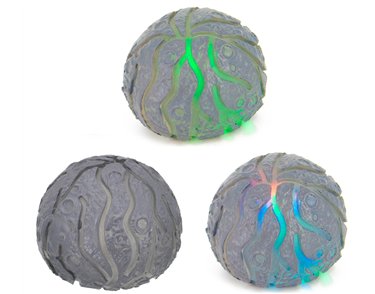 SQUISHY LIGHT UP METEORITE BALL  12S