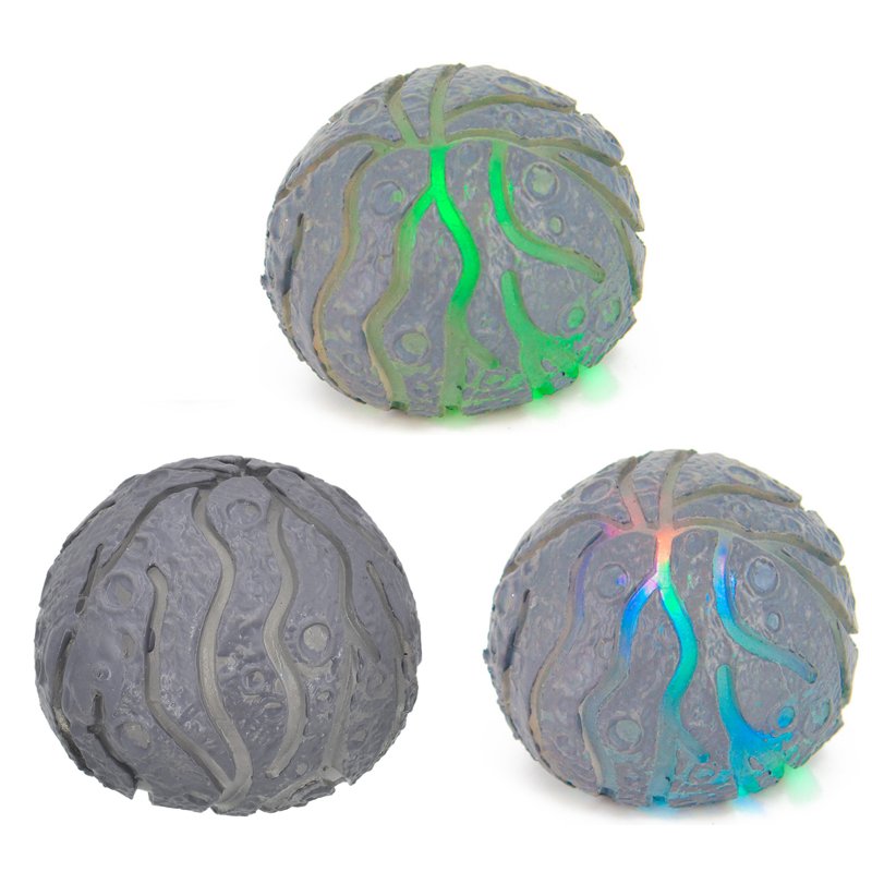 SQUISHY LIGHT UP METEORITE BALL  12S