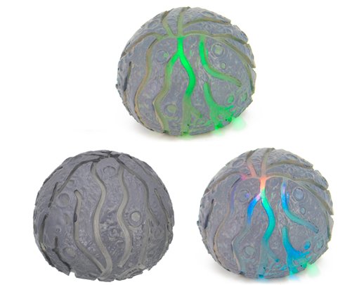 SQUISHY LIGHT UP METEORITE BALL  12S