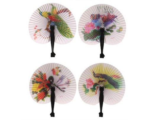 14cm FOLDING PAPER PRINTED HAND FAN 12S