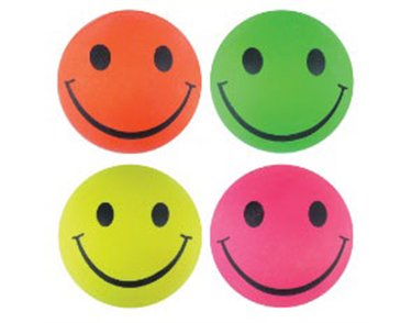 SMILE FACE HI BOUNCE BALL 24S