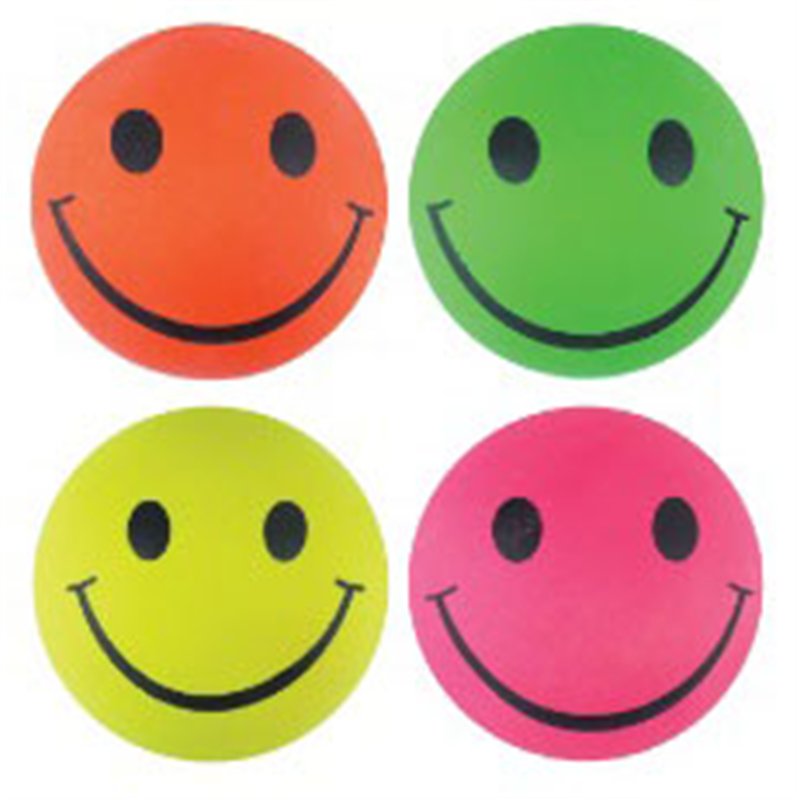 SMILE FACE HI BOUNCE BALL 24S