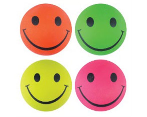 SMILE FACE HI BOUNCE BALL 24S