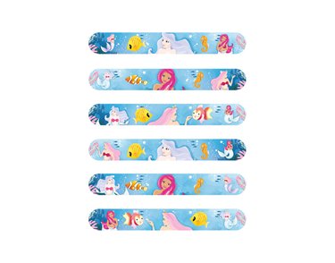 6ASST MERMAID SNAP BRACELET 120S