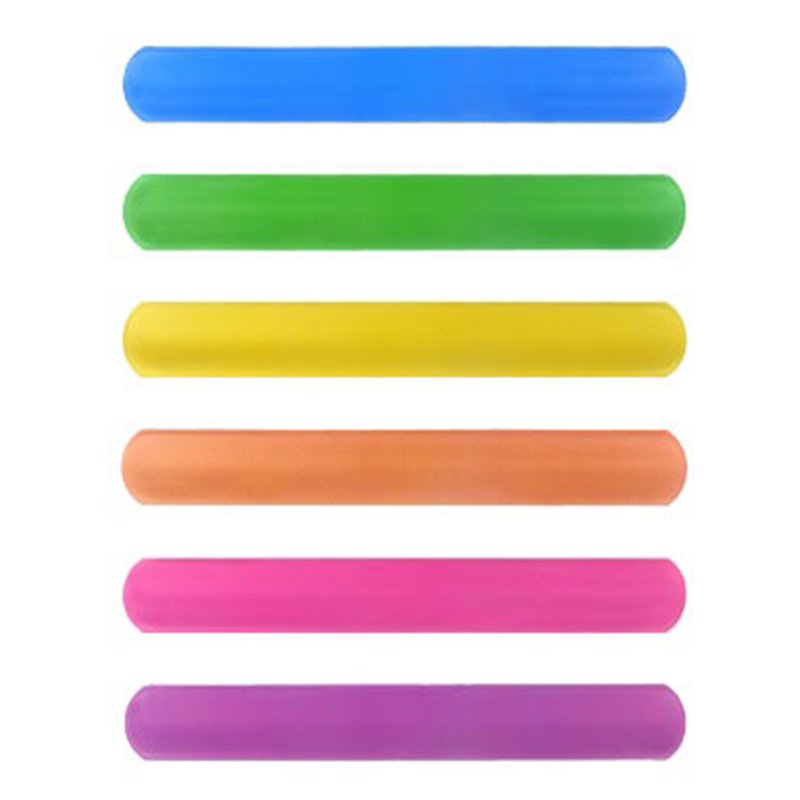 6ASST NEON SNAP BRACELET 120S