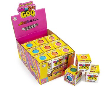 3ASST SQUEEZY GOO MARBLE BALL 24S