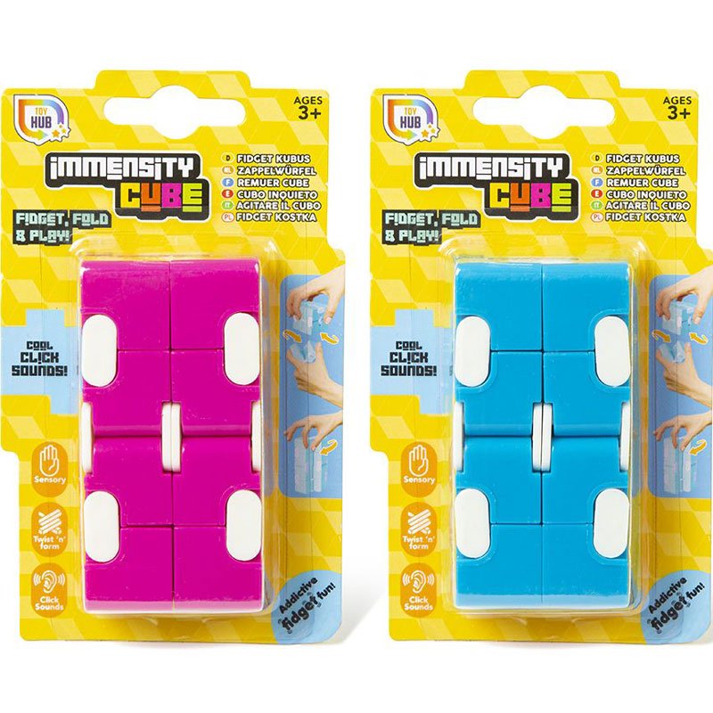 2ASST FIDGET IMMENSITY CUBE
