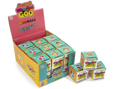 3ASST SQUEEZY GOO VORTEX BALL 24S