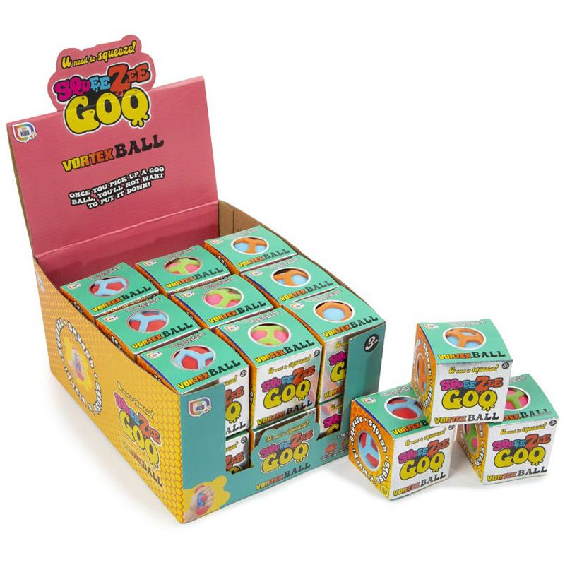 3ASST SQUEEZY GOO VORTEX BALL 24S