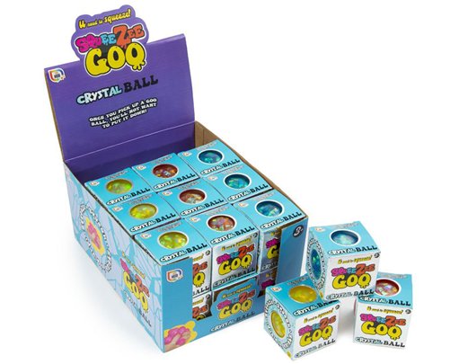 3ASST SQUEEZY GOO CRYSTAL BALL 24S