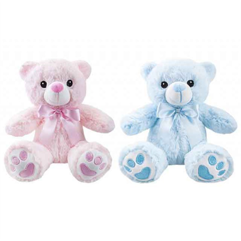 7in 2ASST PINK/BLUE BABY BEAR