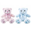 7in 2ASST PINK/BLUE BABY BEAR