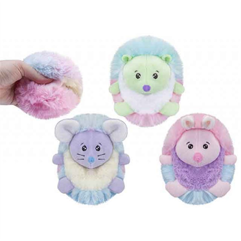 10cm 3ASST PUFFLE PETS PASTEL MIX