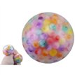 6.5cm SQUISHY BEAD BALL WITH PASTEL BEADS 12S