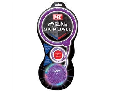 M.Y LIGHT UP FLASHING SKIP BALL