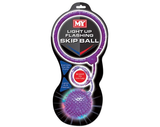 M.Y LIGHT UP FLASHING SKIP BALL