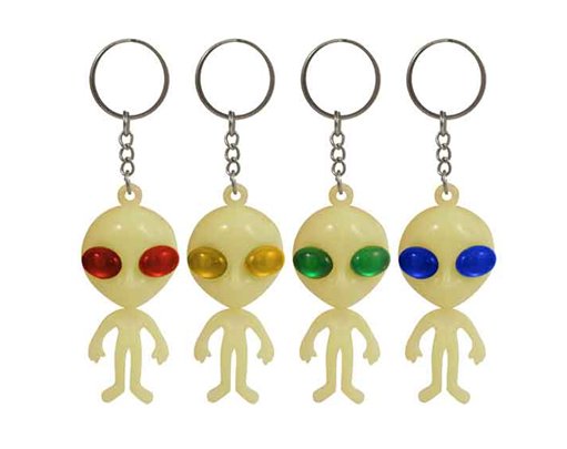 7cm GLOW ALIEN KEYCHAIN 60S