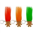 3.5cm TROLL WITH HAIR KEYCHAIN 12S
