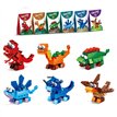 6ASST DINOSAUR BLOCKS KIT 12S