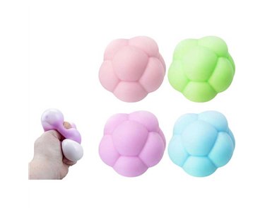 7cm 4ASST PASTEL CLOUD SQUISHY BALL 12S
