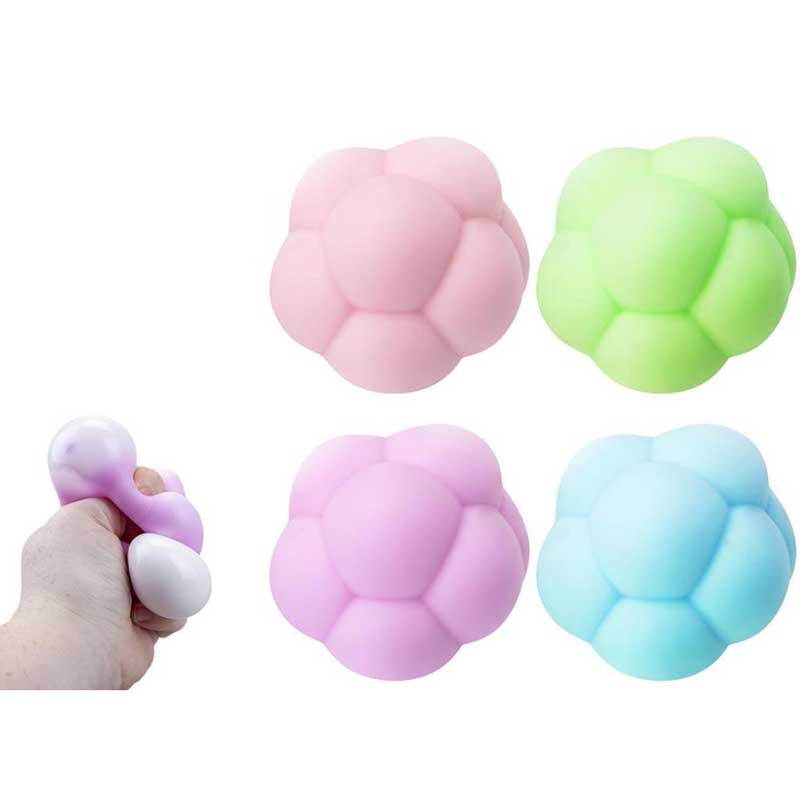 7cm 4ASST PASTEL CLOUD SQUISHY BALL 12S