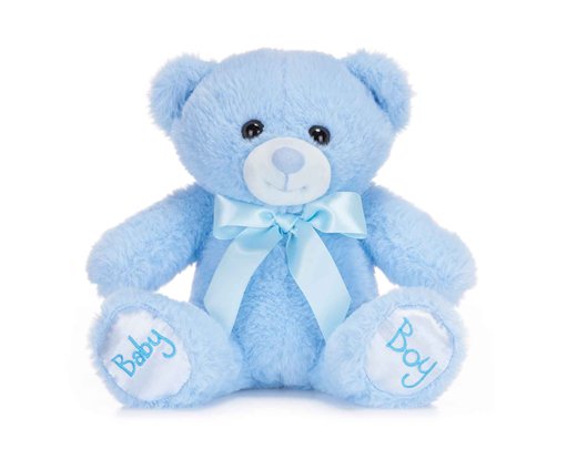 20cm BLUE BABY BOY BEAR