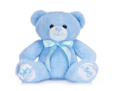 28cm BLUE BABY BOY BEAR