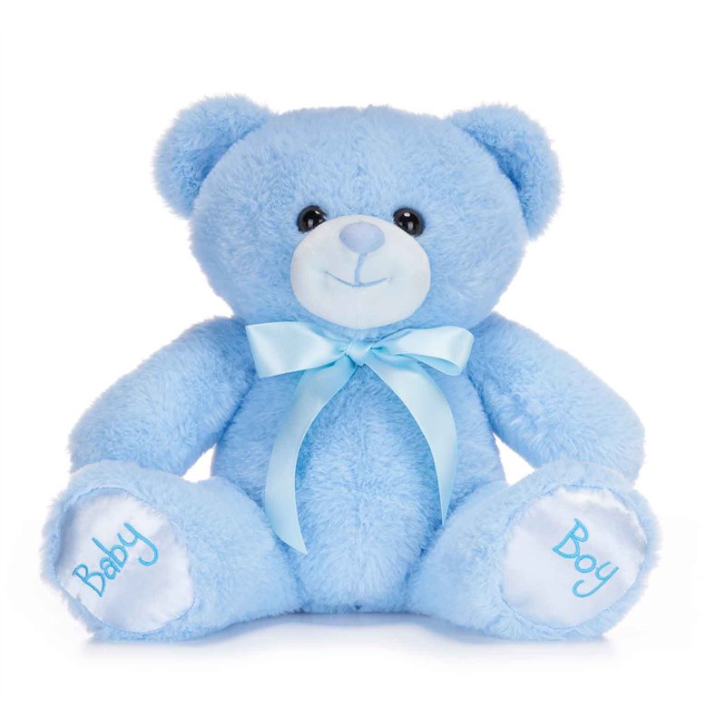 28cm BLUE BABY BOY BEAR