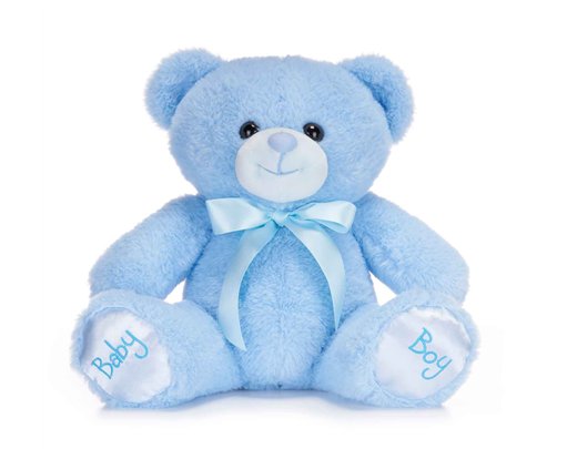 28cm BLUE BABY BOY BEAR