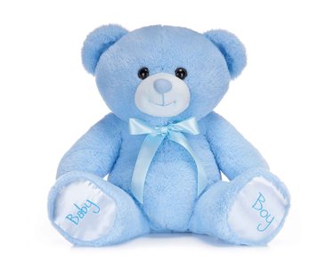 35cm BLUE BABY BOY BEAR