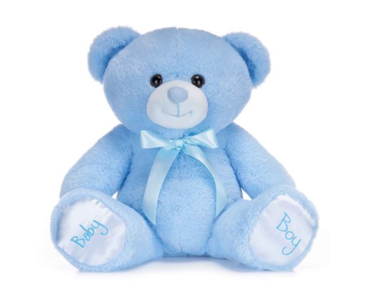 35cm BLUE BABY BOY BEAR