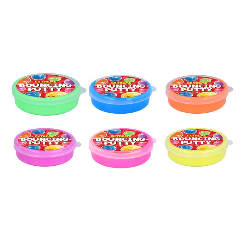 15g 6ASST BOUNCING PUTTY 24S