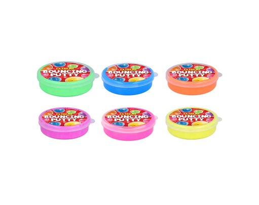 15g 6ASST BOUNCING PUTTY 24S