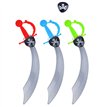2PC 3ASST PIRATE SWORD WITH EYEPATCH SET