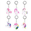 5cm 6ASST UNICORN KEYCHAIN 12S