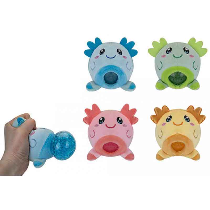 8cm 4ASST AXOLOTL PLUSH JELLY BALL 12S