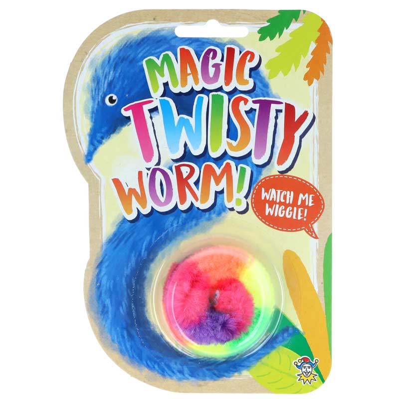 20cm RAINBOW TWISTY WORM