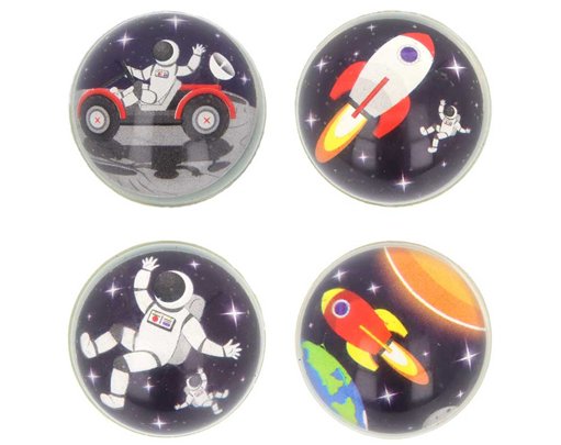 BALL JET 3.3CM SPACE 4 ASTD COLS 72S