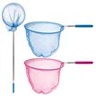 BLUE/PINK ASST TELESCOPIC FOLDABLE FISHING NET