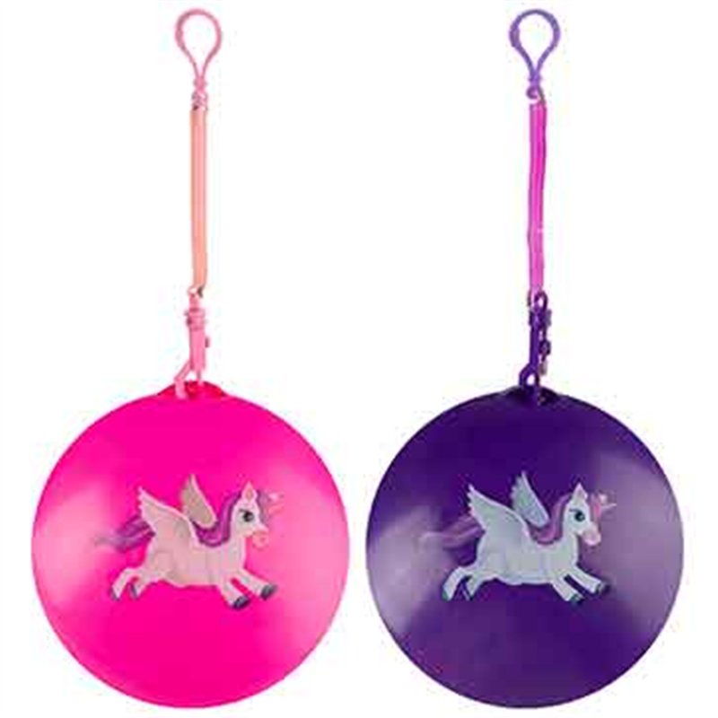 10in 2ASST PVC UNICORN WITH KEYCHAIN