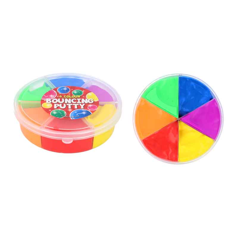 60g 6 TONE BOUNCING PUTTY 12S