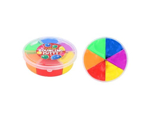 60g 6 TONE BOUNCING PUTTY 12S