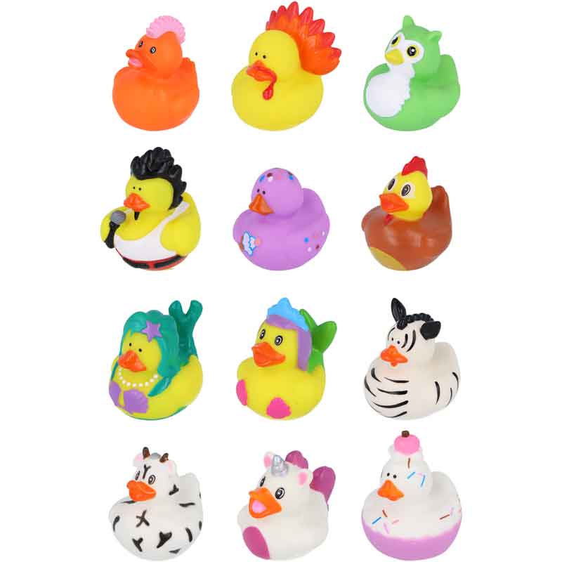 5cm 12ASST ANIMAL DESIGN DUCK 12S