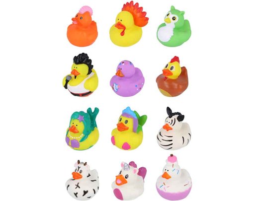 5cm 12ASST ANIMAL DESIGN DUCK 12S
