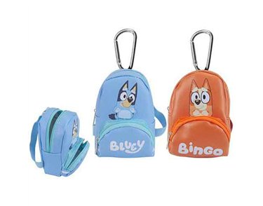 10cm 2ASST BLUEY MICRO BACKPACK BAGCLIP