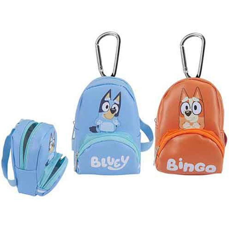 10cm 2ASST BLUEY MICRO BACKPACK BAGCLIP
