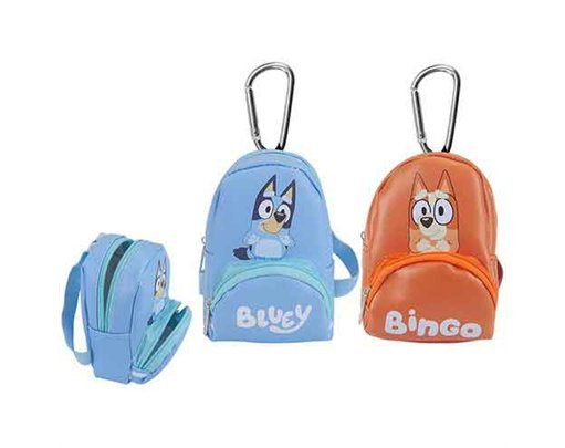 10cm 2ASST BLUEY MICRO BACKPACK BAGCLIP