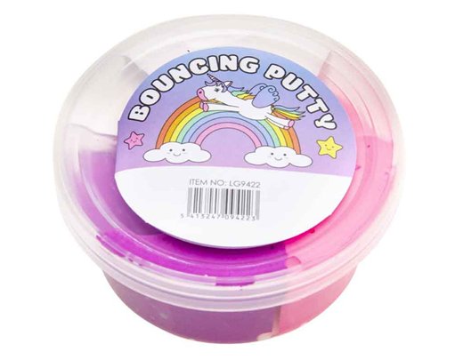 3ASST UNICORN BOUNCING PUTTY 12S