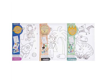BOYS CANVAS PAINTING SET