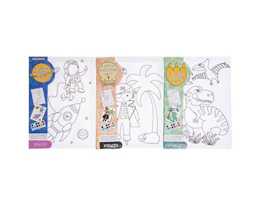 BOYS CANVAS PAINTING SET